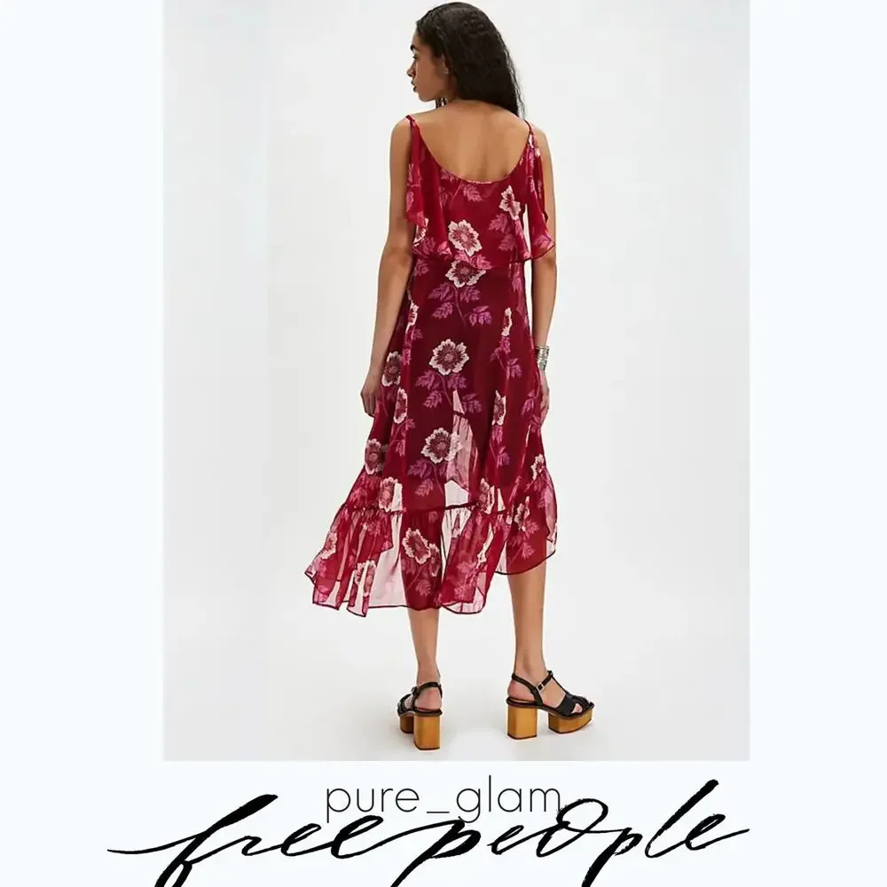Free People sheer maxi top